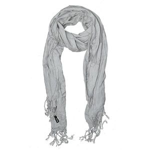 Barely worn light grey scarf